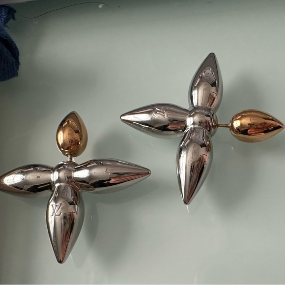 Louis Vuitton Louisette Earrings in large - Picture 2 of 6